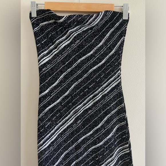 Charlotte Russe slim evening sparkling dress size S Vintage 90’s - Picture 3 of 14